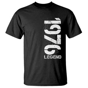 Vintage 1976 Legend T Shirt 50th Birthday Gifts Special Milestone