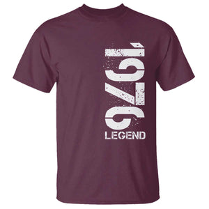 Vintage 1976 Legend T Shirt 50th Birthday Gifts Special Milestone