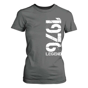 Vintage 1976 Legend T Shirt For Women 50th Birthday Gifts Special Milestone TS11 Dark Heather Print Your Wear