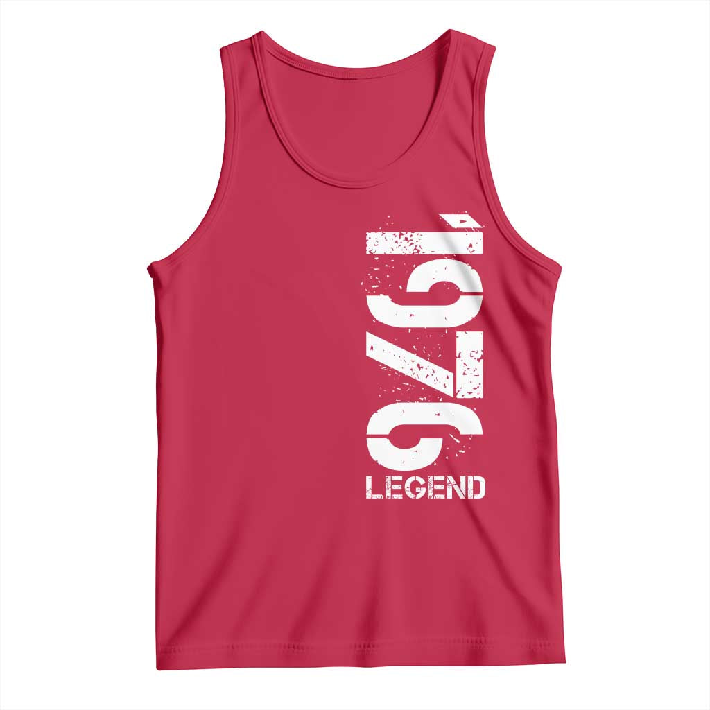 Vintage 1976 Legend Tank Top 50th Birthday Gifts Special Milestone