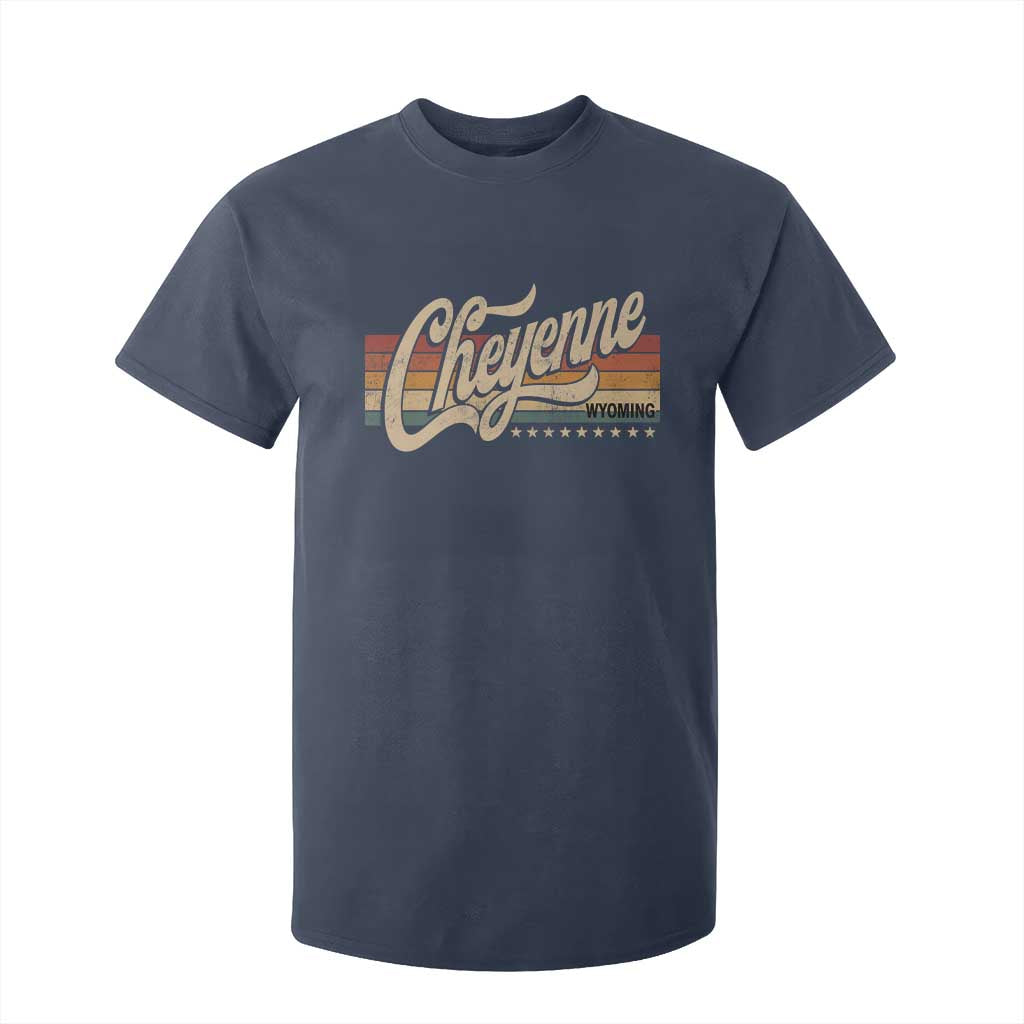 Cheyenne Wyoming Pride Retro Vintage WY State T Shirt For Kid