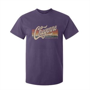 Cheyenne Wyoming Pride Retro Vintage WY State T Shirt For Kid