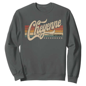 Cheyenne Wyoming Pride Retro Vintage WY State Sweatshirt