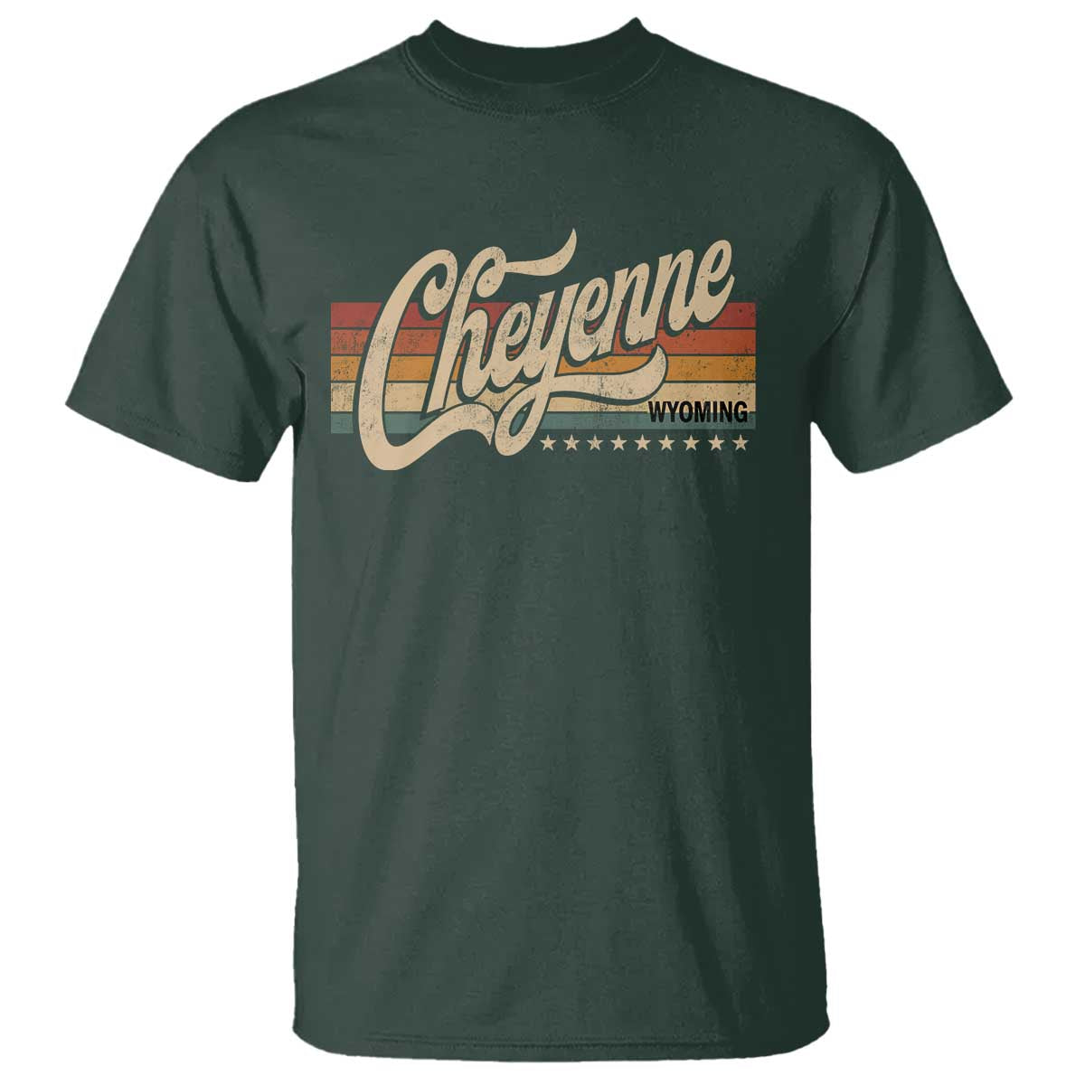 Cheyenne Wyoming Pride Retro Vintage WY State T Shirt