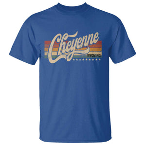 Cheyenne Wyoming Pride Retro Vintage WY State T Shirt