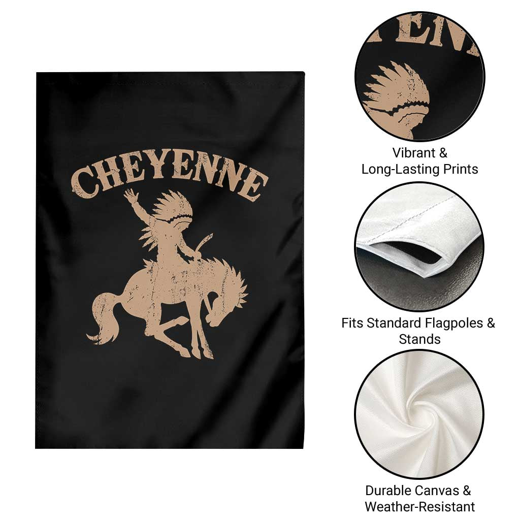 Cheyenne State Native American Cowboy Rodeo Garden Flag TS11 Print Your Wear