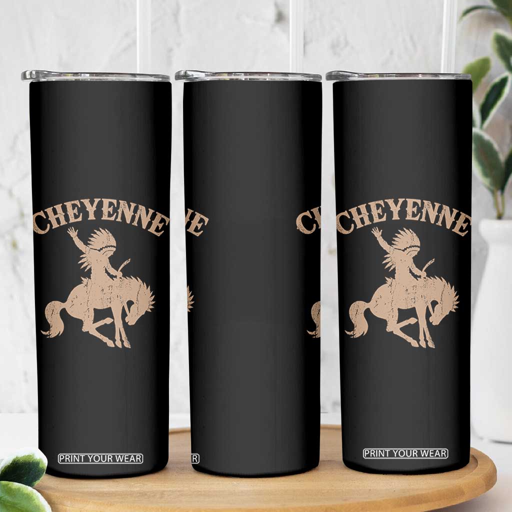 Cheyenne State Native American Cowboy Rodeo Skinny Tumbler TS11 Print Your Wear