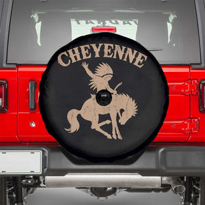 Cheyenne State Native American Cowboy Rodeo Spare Tire Cover TS11 Black Print Your Wear