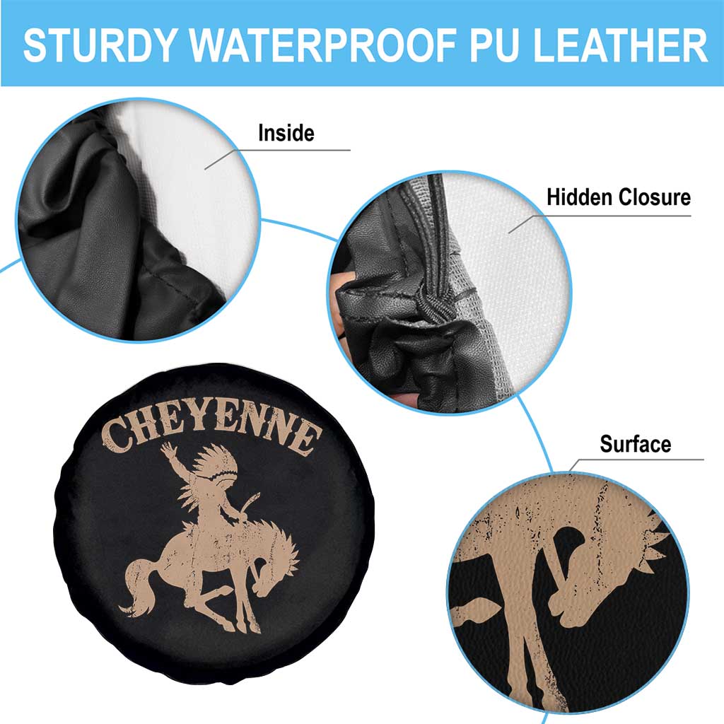 Cheyenne State Native American Cowboy Rodeo Spare Tire Cover TS11 Print Your Wear