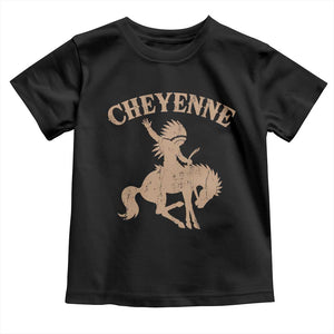Cheyenne State Native American Cowboy Rodeo Toddler T Shirt TS11 Black Print Your Wear