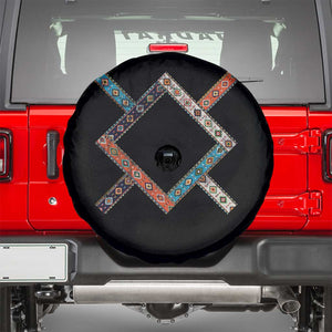 Northern Cheyenne Tribe Flag Montana Tribal Pattern Spare Tire Cover TS11 Black Print Your Wear