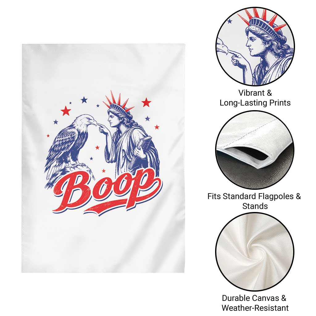 Boop Statue of Liberty and Eagle 4th of July Garden Flag