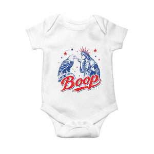 Boop Statue of Liberty and Eagle 4th of July Baby Onesie