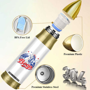 Boop Statue of Liberty and Eagle 4th of July Bullet Tumbler TS11 Print Your Wear