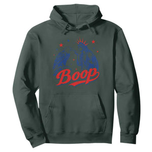 Boop Statue of Liberty and Eagle 4th of July Hoodie