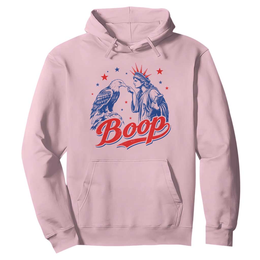 Boop Statue of Liberty and Eagle 4th of July Hoodie