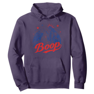 Boop Statue of Liberty and Eagle 4th of July Hoodie