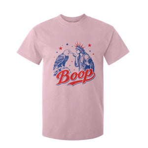 Boop Statue of Liberty and Eagle 4th of July T Shirt For Kid