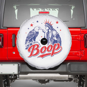 Boop Statue of Liberty and Eagle 4th of July Spare Tire Cover