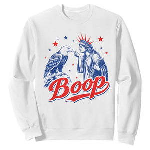 Boop Statue of Liberty and Eagle 4th of July Sweatshirt