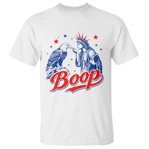 Boop Statue of Liberty and Eagle 4th of July T Shirt