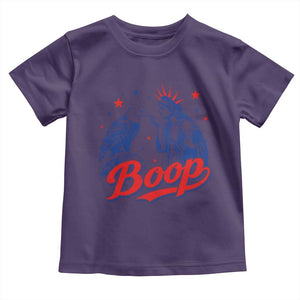 Boop Statue of Liberty and Eagle 4th of July Toddler T Shirt