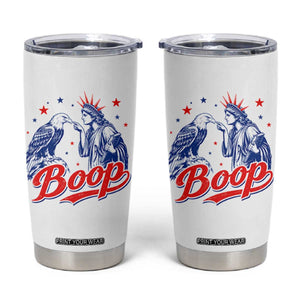 Boop Statue of Liberty and Eagle 4th of July Tumbler Cup