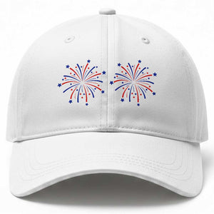 Funny Fireworks 4th of July Adult Humor Baseball Cap Just Here for The Fireworks