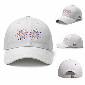 Funny Fireworks 4th of July Adult Humor Baseball Cap Just Here for The Fireworks