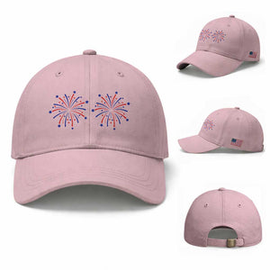Funny Fireworks 4th of July Adult Humor Baseball Cap Just Here for The Fireworks