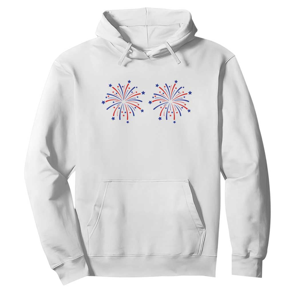 Funny Fireworks 4th of July Adult Humor Hoodie Just Here for The Fireworks