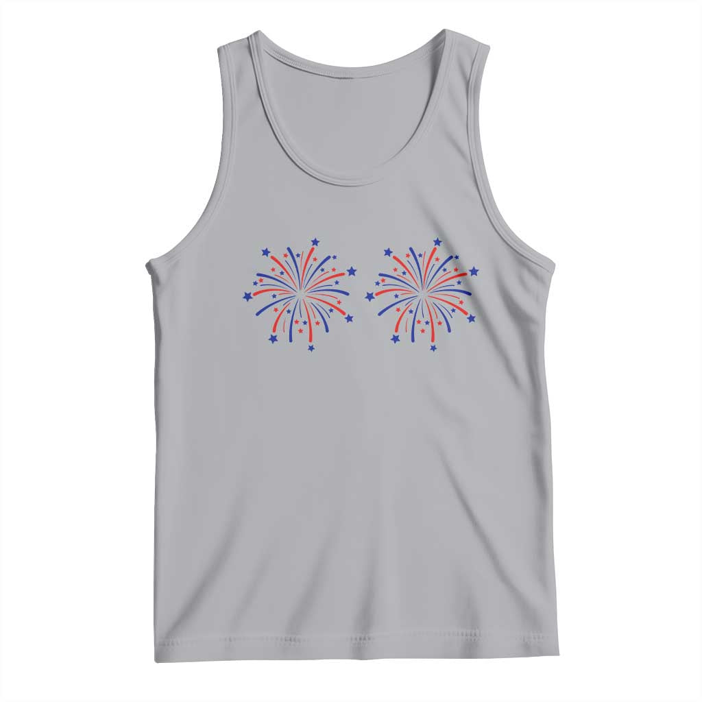 Funny Fireworks 4th of July Adult Humor Tank Top Just Here for The Fireworks