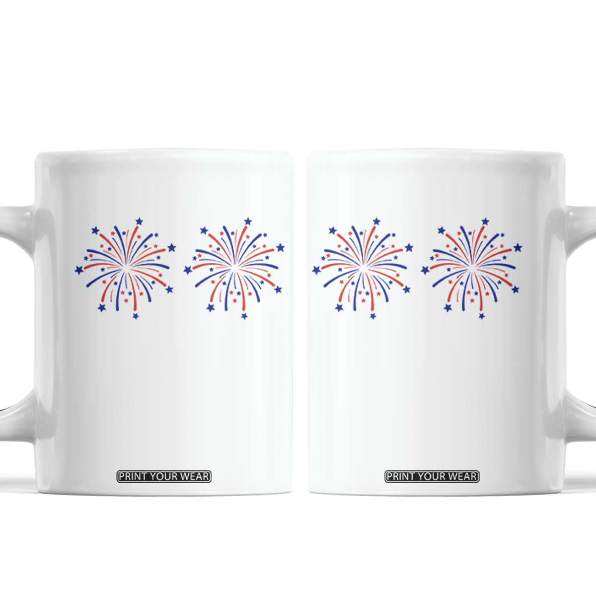 Funny Fireworks 4th of July Adult Humor Coffee Mug Just Here for The Fireworks