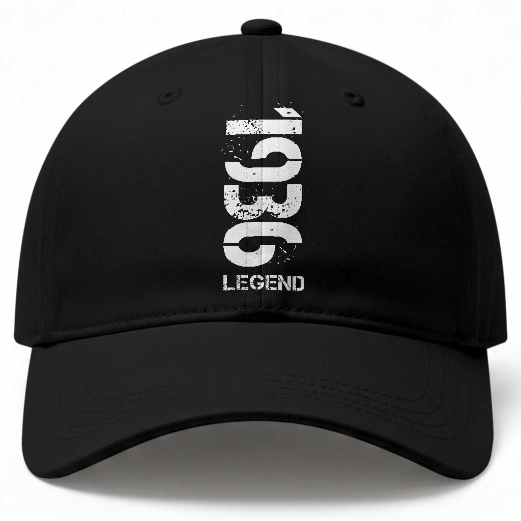Vintage 1936 Legend Baseball Cap 90th Birthday Gifts Special Milestone