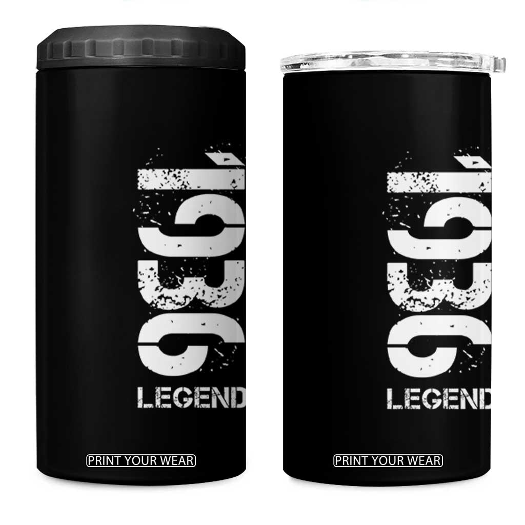 Vintage 1936 Legend 4 in 1 Can Cooler Tumbler 90th Birthday Gifts Special Milestone