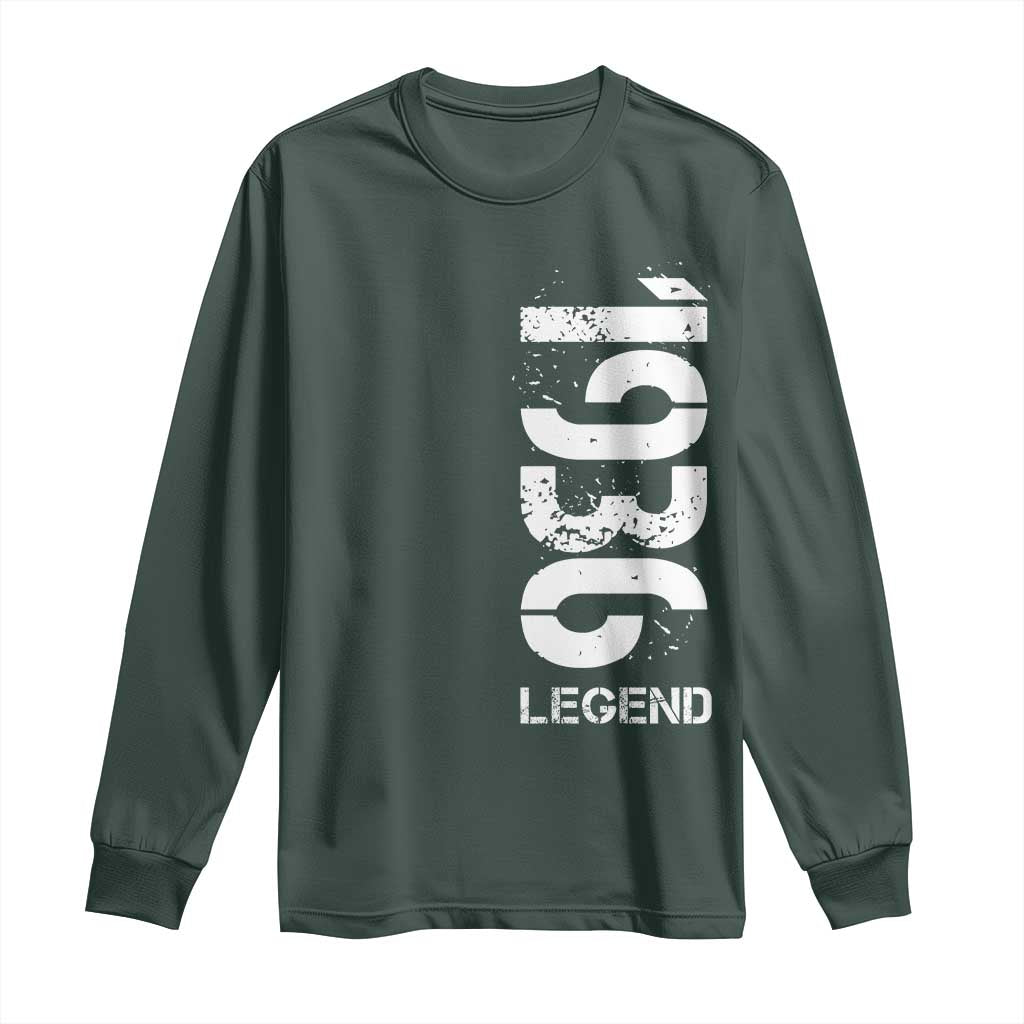Vintage 1936 Legend Long Sleeve Shirt 90th Birthday Gifts Special Milestone