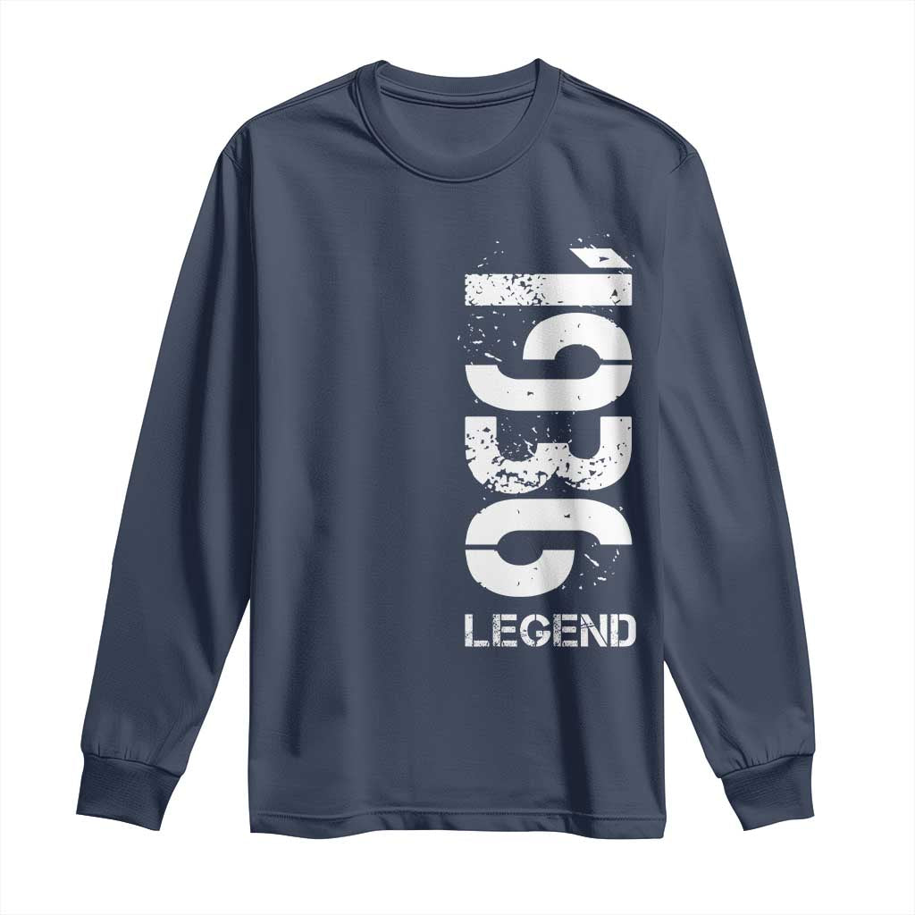Vintage 1936 Legend Long Sleeve Shirt 90th Birthday Gifts Special Milestone