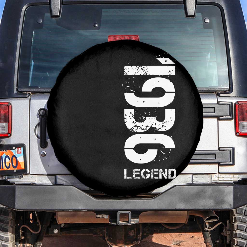Vintage 1936 Legend Spare Tire Cover 90th Birthday Gifts Special Milestone TS11 No hole Black Print Your Wear