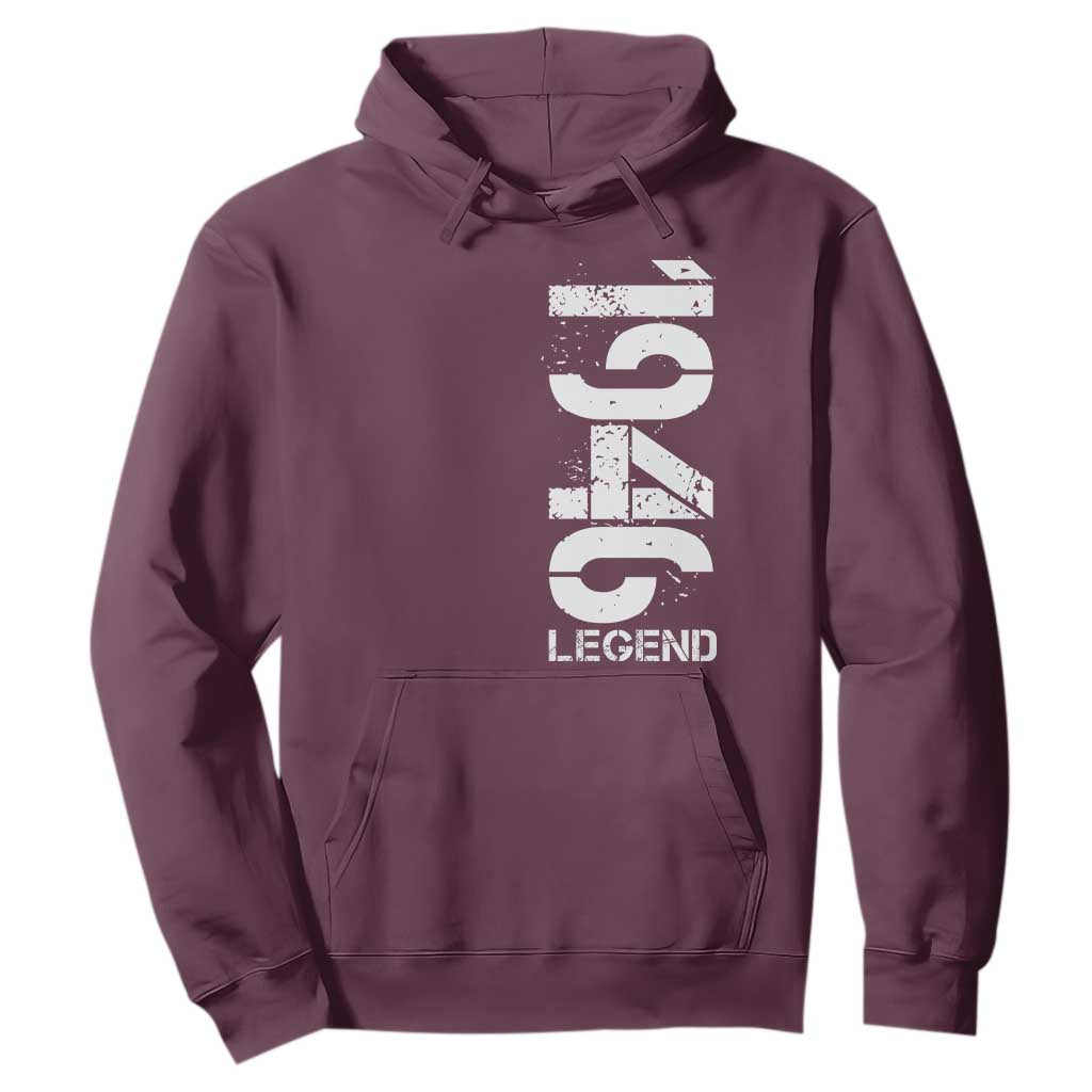Vintage 1946 Legend Hoodie 80th Birthday Gifts Special Milestone