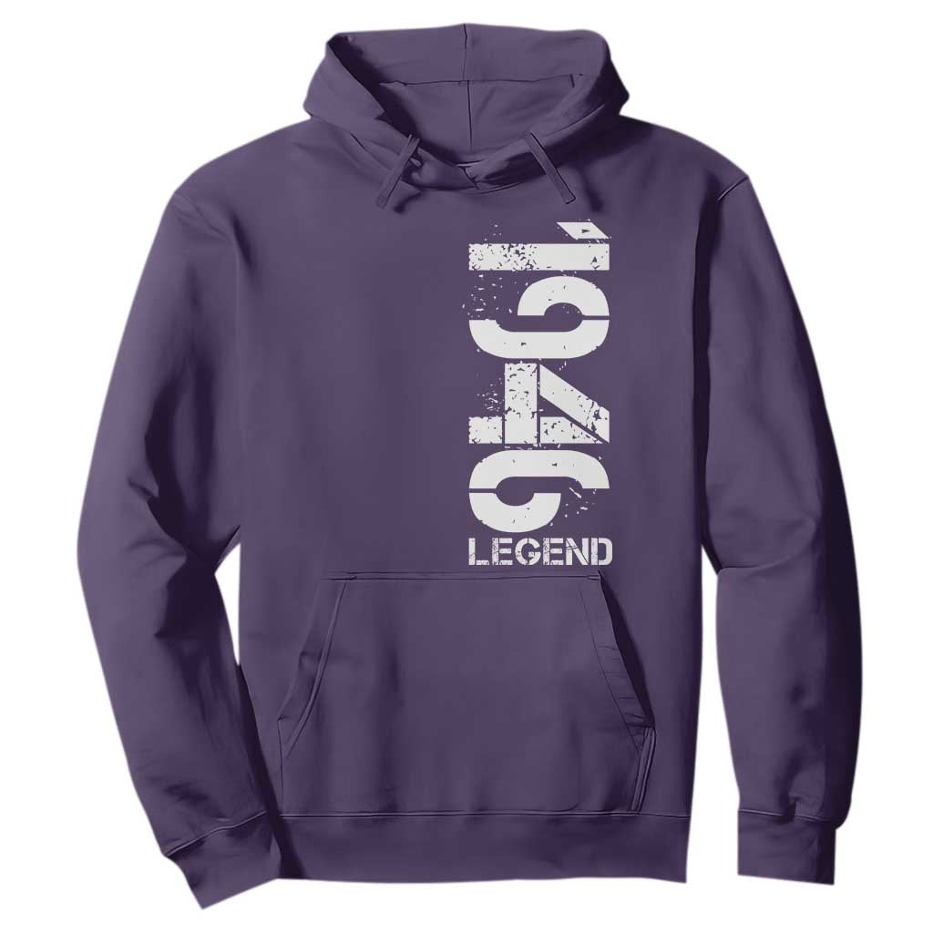 Vintage 1946 Legend Hoodie 80th Birthday Gifts Special Milestone