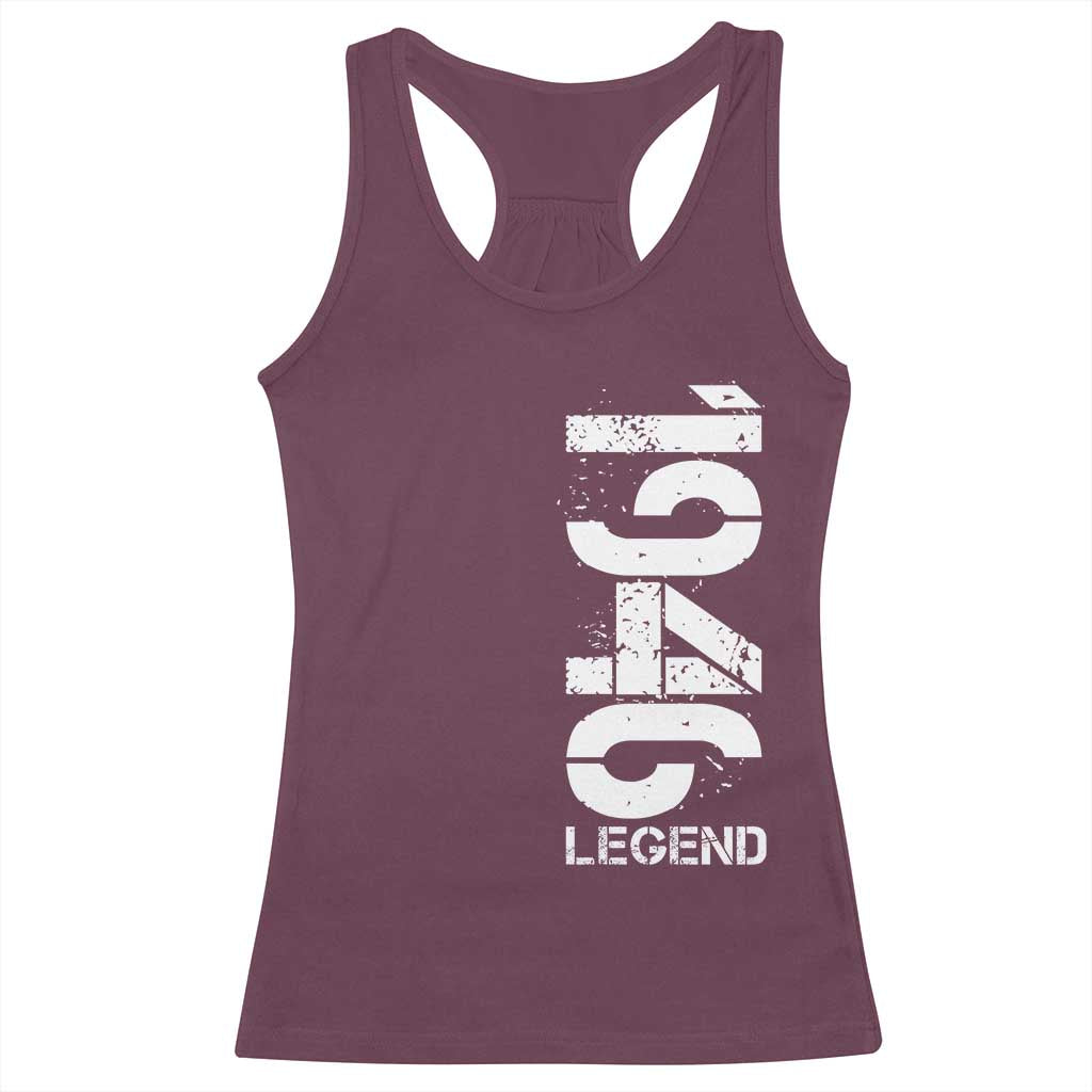 Vintage 1946 Legend Racerback Tank Top 80th Birthday Gifts Special Milestone