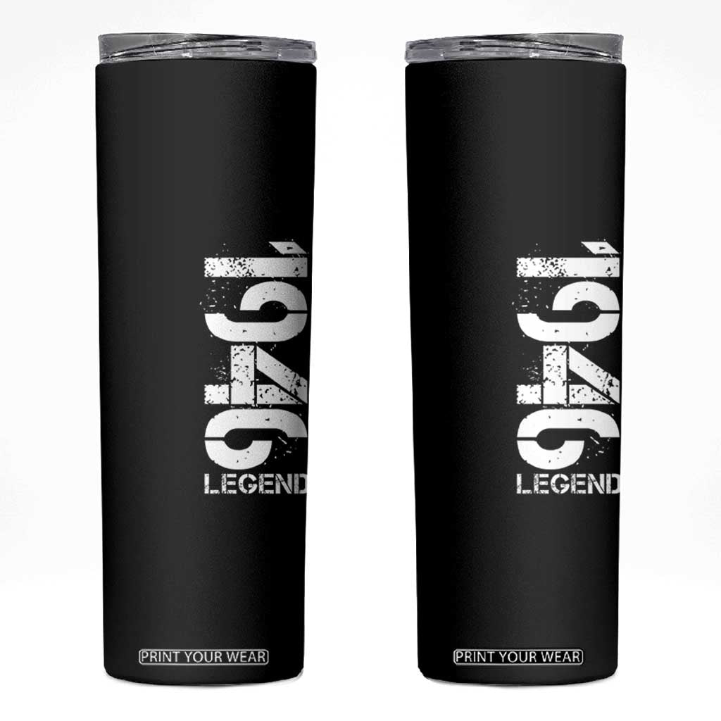 Vintage 1946 Legend Skinny Tumbler 80th Birthday Gifts Special Milestone