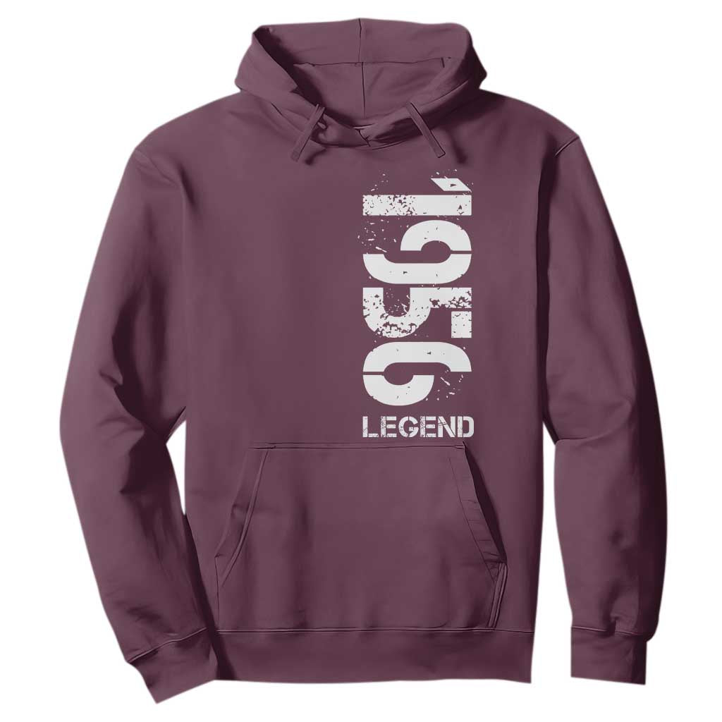 Vintage 1956 Legend Hoodie 70th Birthday Gifts Special Milestone TS11 Maroon Print Your Wear