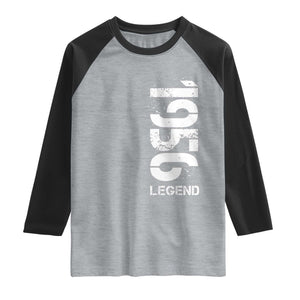 Vintage 1956 Legend Raglan Shirt 70th Birthday Gifts Special Milestone