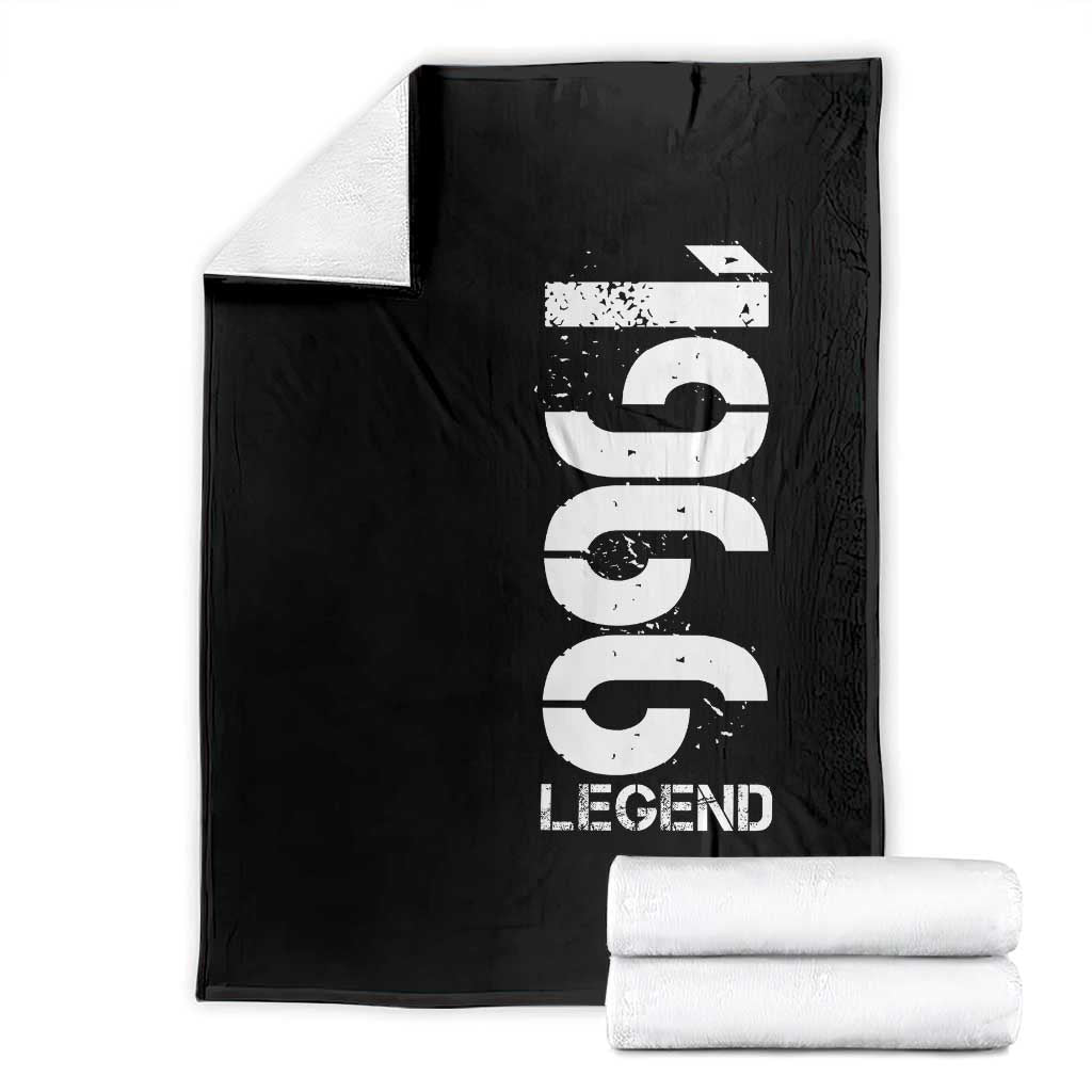 Vintage 1966 Legend Throw Blanket 60th Birthday Gifts Special Milestone