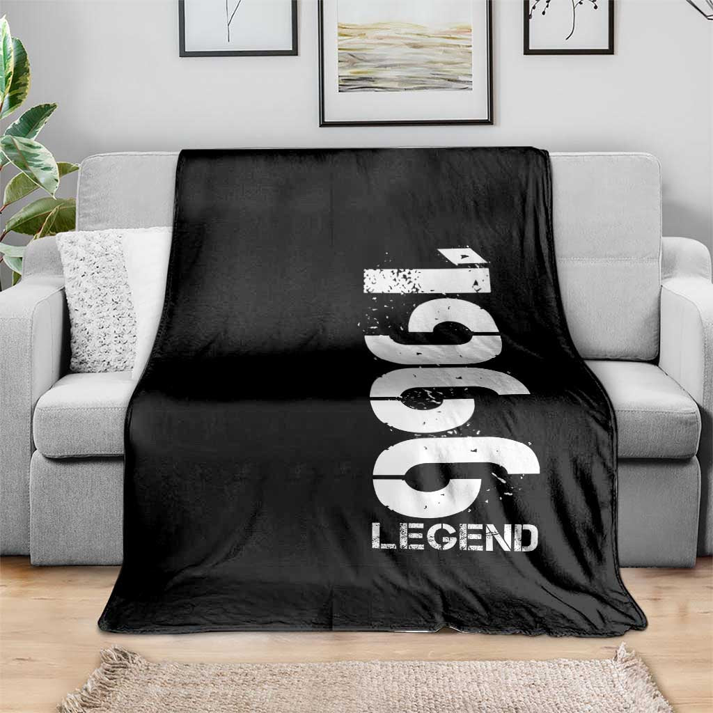 Vintage 1966 Legend Throw Blanket 60th Birthday Gifts Special Milestone