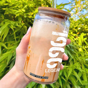 Vintage 1966 Legend Glass Can 60th Birthday Gifts Special Milestone