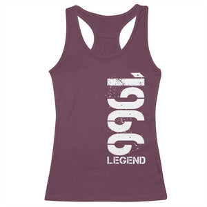Vintage 1966 Legend Racerback Tank Top 60th Birthday Gifts Special Milestone