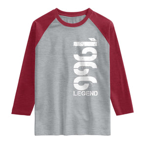 Vintage 1966 Legend Raglan Shirt 60th Birthday Gifts Special Milestone