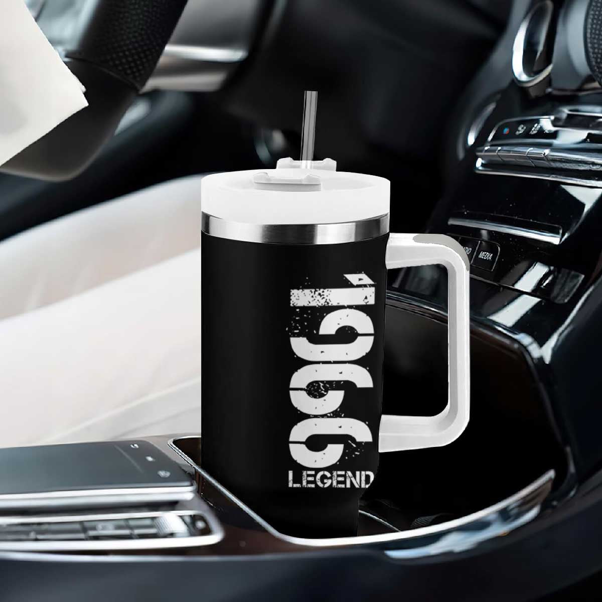 Vintage 1966 Legend Tumbler With Handle 60th Birthday Gifts Special Milestone